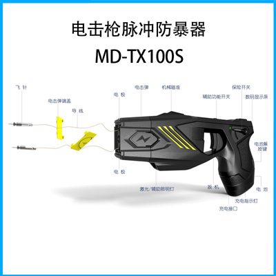 力度仕 電擊槍脈沖防暴器(升級款)MD-TX100S