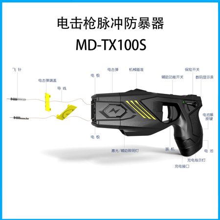 力度仕 電擊槍脈沖防暴器(升級款)MD-TX100S